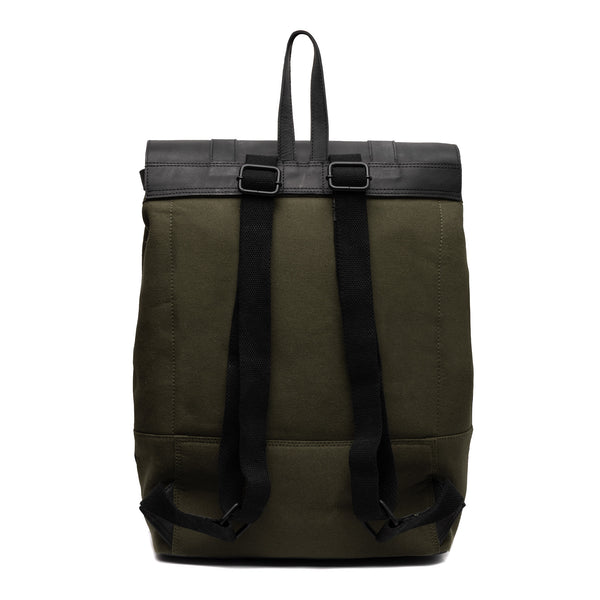 Leren Rugzak Finn - 17" groen afbeelding 3