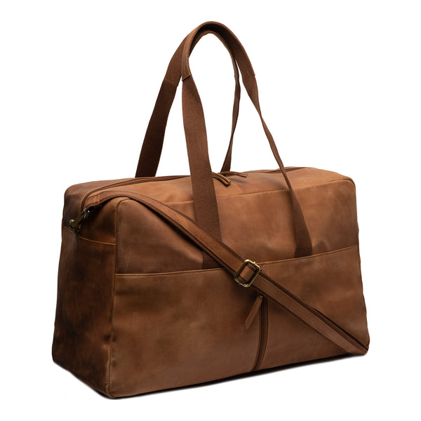 Weekendtas Milo leer cognac