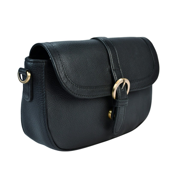 Leren schoudertas Maia schuin