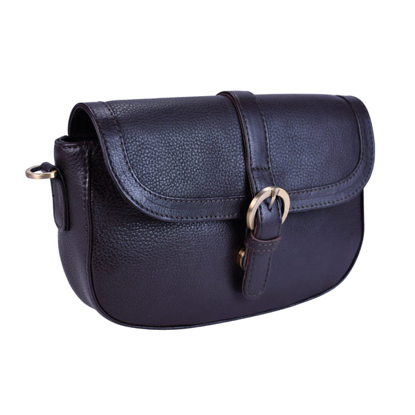 Leren schoudertas Maia schuin