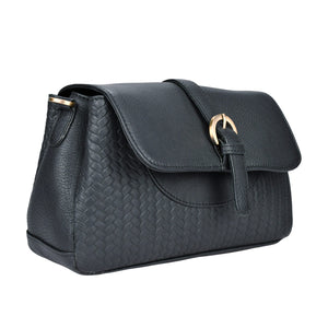 Leren schoudertas Lua schuin