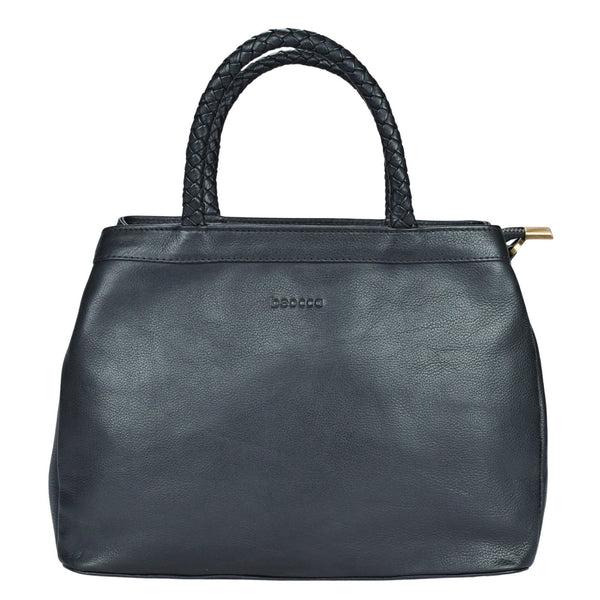 Leren mid-size handtas Beau voorkant