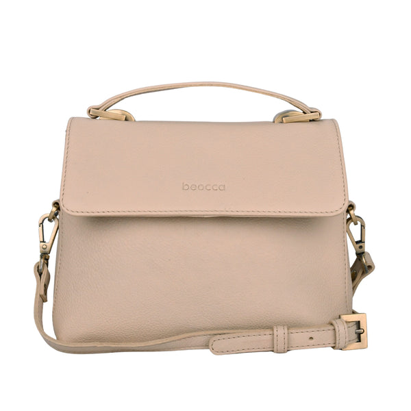 Leren schoudertas Fei voorkant