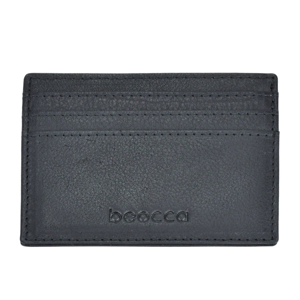 Leren pasjeshouder Seth voorkant