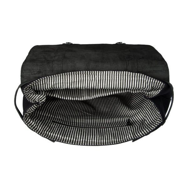 Leren Rugzak Finn - 17" zwart achterkant