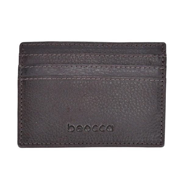 Leren pasjeshouder Seth voorkant